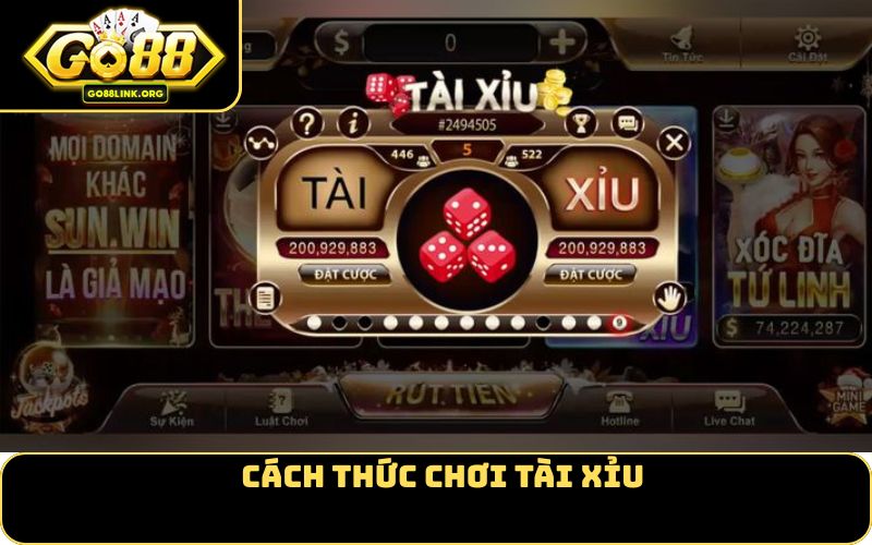 Cách Thức Chơi Tài Xỉu