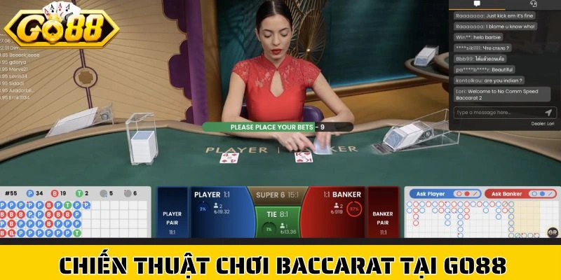 Chiến thuật chơi Baccarat tại Go88