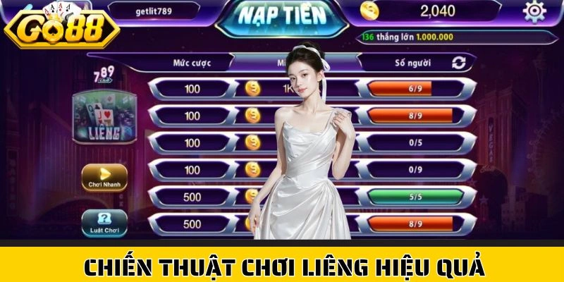 Chiến thuật chơi Liêng hiệu quả